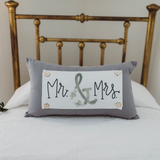 LuckyBird Apparel and Home - Mr and Mrs Pillow Swap: Lumbar / Pillow Swap