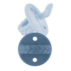 Itzy Ritzy - Sweetie Soother™ Orthodontic Pacifier Sets: 0-6 Months / Blue