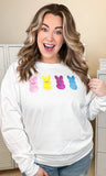 Sugar Stitch - Sparkle Peeps Adult Sweatshirt: 2XL / White