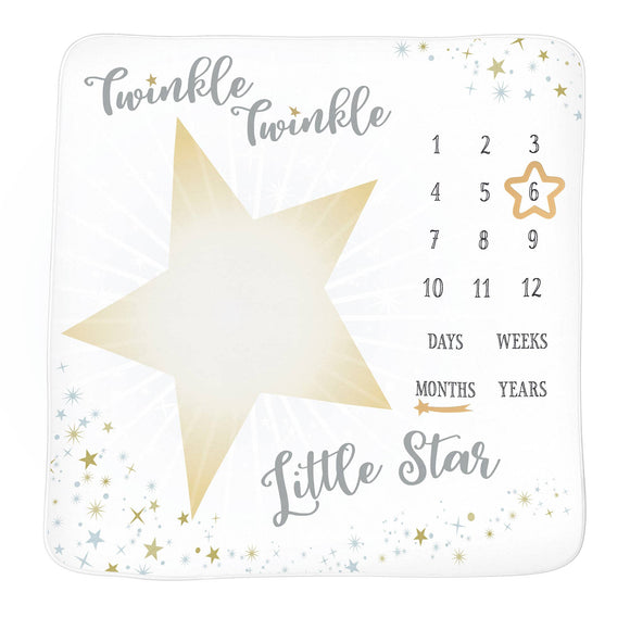 Lillian Rose - Lillian Rose Twinkle, Twinkle Baby Milestone Blanket