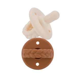 Itzy Ritzy - Sweetie Soother™ Pacifier Sets (2-pack): Coconut + Toffee