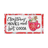 LuckyBird Apparel and Home - Christmas Winter "Movies and Cocoa" Pillow Swap: Lumbar / Pillow Swap