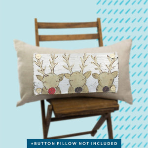 Christmas "Rudolph and Pals" Pillow Swap: Lumbar / Pillow Swap