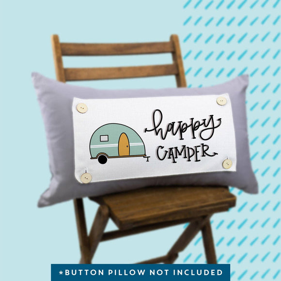 LuckyBird Apparel and Home - Happy Camper Pillow Swap: Lumbar / Pillow Swap