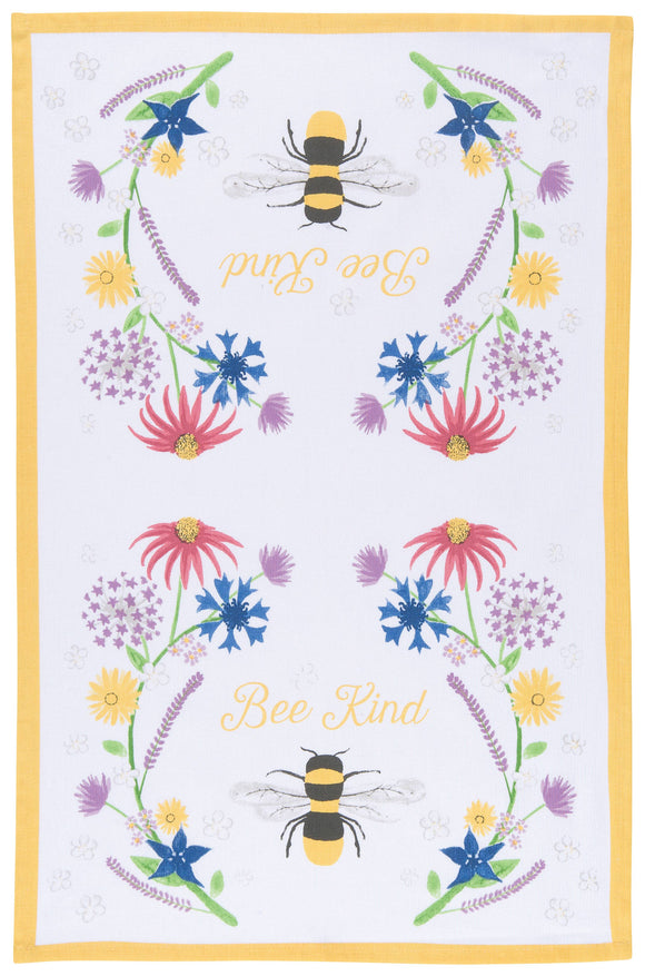 Now Designs by Danica - Bee Kind Dishtowel